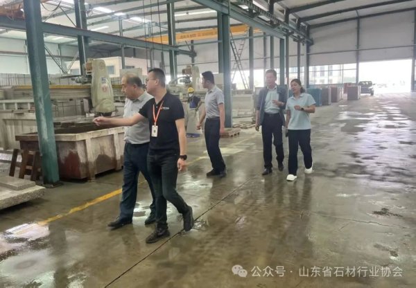 趣投顾 张进生会长陪同中国石材协会孙卫星秘书长调研山东鑫阳升实业集团有限公司